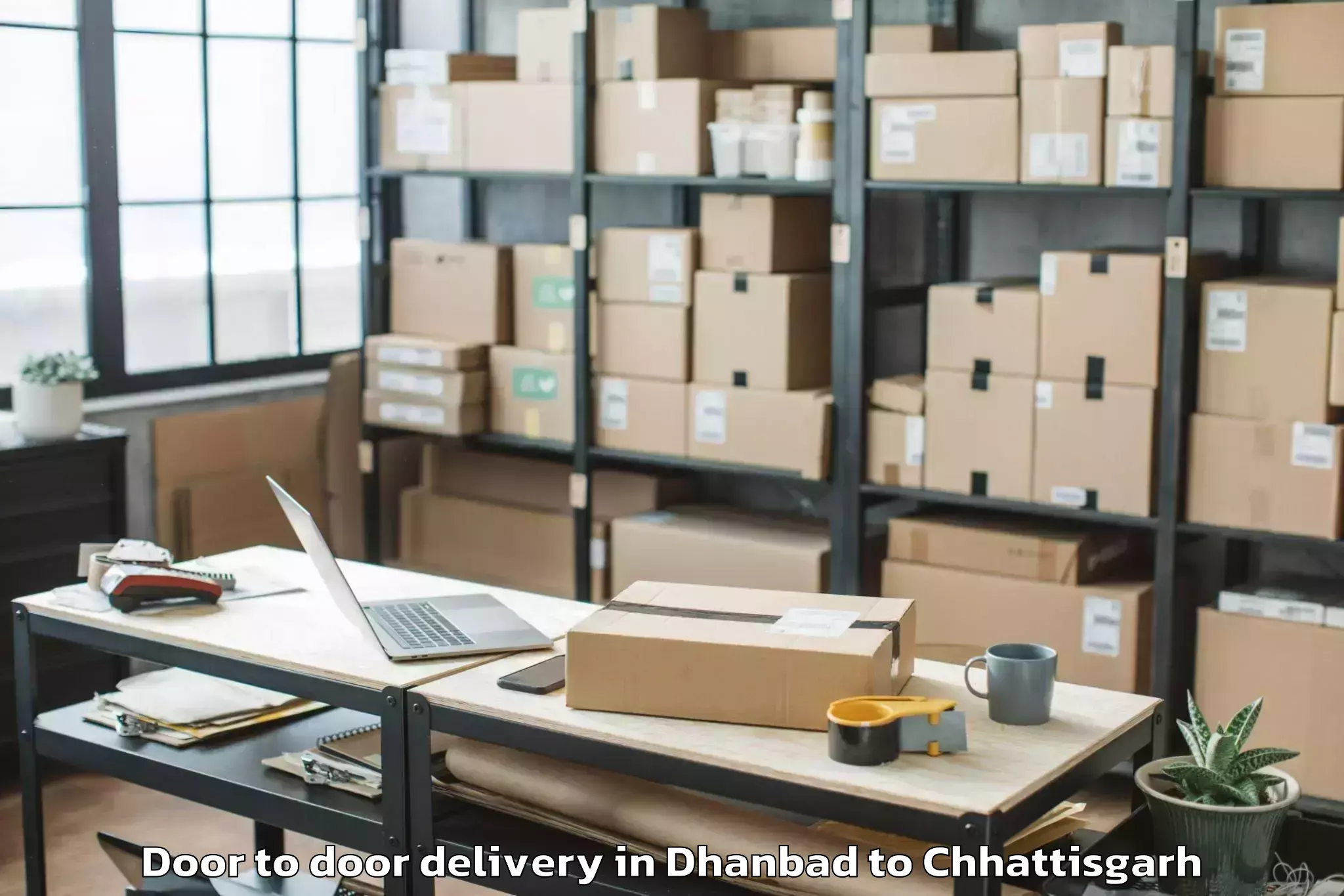 Leading Dhanbad to Malkharoda Door To Door Delivery Provider